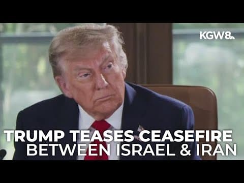 Trump: Israel and Iran to begin ceasefire after retaliatory strike on U.S. base in Qatar
