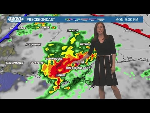 New Orleans Weather: Flood watch and severe risk with storms Monday