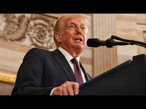 'Golden Age of America begins right now' | President Trump's inauguration speech