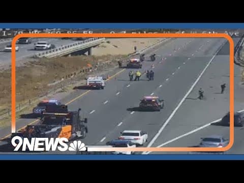 LIVE: Crash slows traffic on eastbound I-70 near 6th Ave