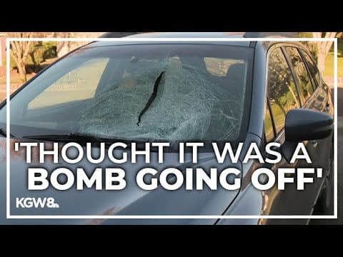 Vancouver man's windshield shattered by Orbeez beads thrown from I-205 overpass