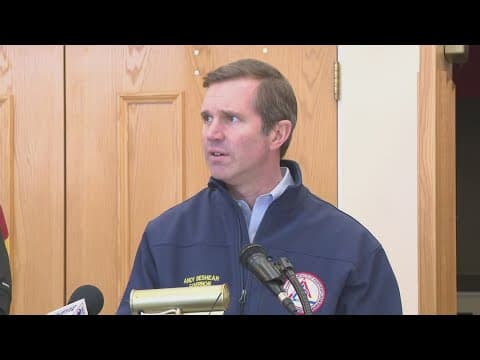 Kentucky governor tours flood-hit areas, confirms 23 deaths and road closures