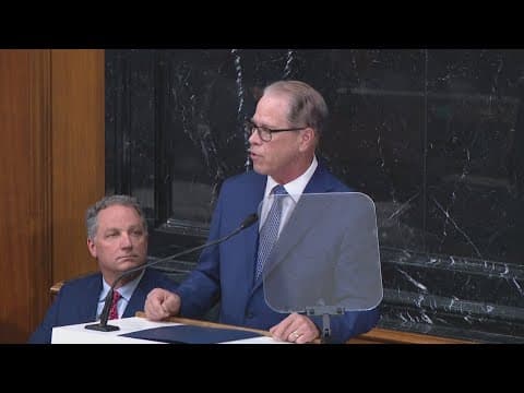 Braun delivers State of the State address