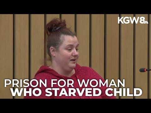 Woman sentenced to nearly 2 years in prison after starving child