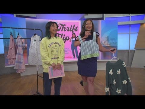 Expert designer and thrift-shopper, April Yang, visits CBS 8 Mornings