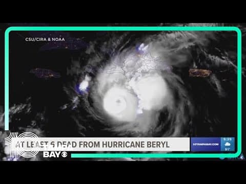 Tracking the Tropics: Jamaica gets the worst of Beryl Wednesday evening