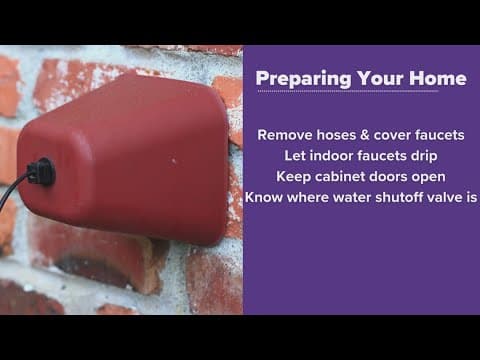 What precautions to take to protect your home and vehicle in winter weather