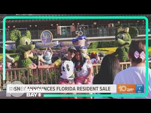 Disney World offers special pricing for 4-day, 3-day tickets for Florida residents