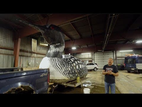 Virginia’s 20-foot loon heading to Twin Cities
