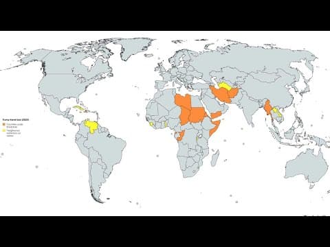 Trump issues travel ban against 12 countries
