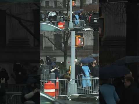 E. Jean Carroll arrives for defamation trial against Donald Trump