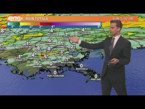 Rounds of heavy rain Friday through Sunday