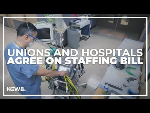 Oregon unions, hospitals announce agreement on staffing bill