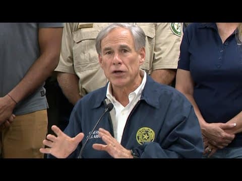 Gov. Greg Abbott addresses Tropical Storm Francine concerns ahead of landfall