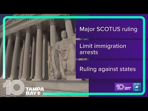 Supreme Court allows a Biden policy to take effect focusing deportations on public safety risks