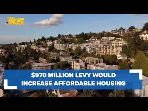 Mayor Harrell announces $970 million housing levy proposal to increase affordable housing in Seattle