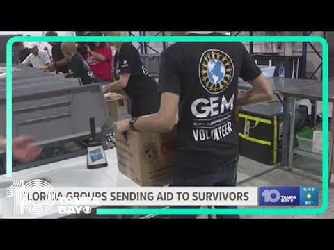 Several Florida-based groups helping with recovery efforts from Hurricane Beryl