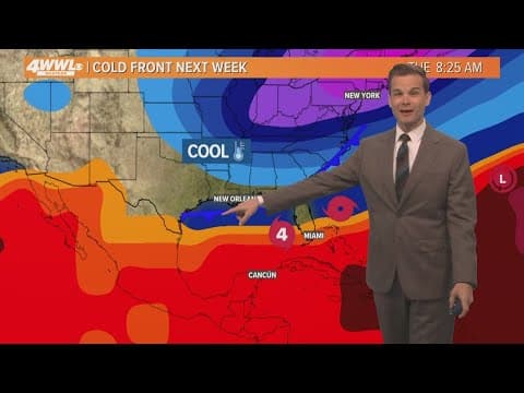 New Orleans Weather: Cold front on the way, Milton makes landfall in Florida tonight