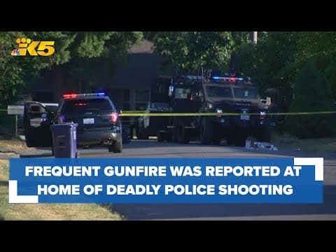 Tacoma police shoot, kill one at home where neighbors say there was frequent gunfire