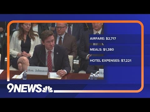 City of Denver spent over $11,000 to allow Mayor Johnston to testify before Congress