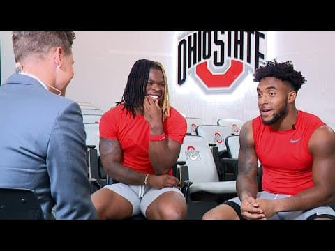 Ohio State running backs Henderson, Judkins talk supporting each other, expectations for the season