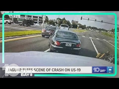 FHP searching for driver in hit-and-run between car and motorcycle on US 19 in Pasco County