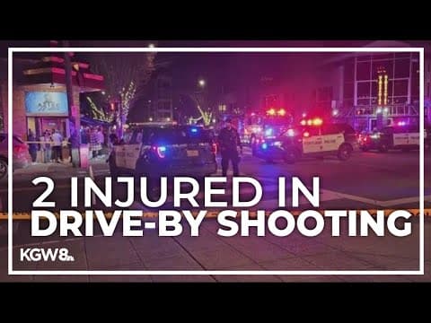 2 injured in drive-by shooting in Portland's Lloyd District