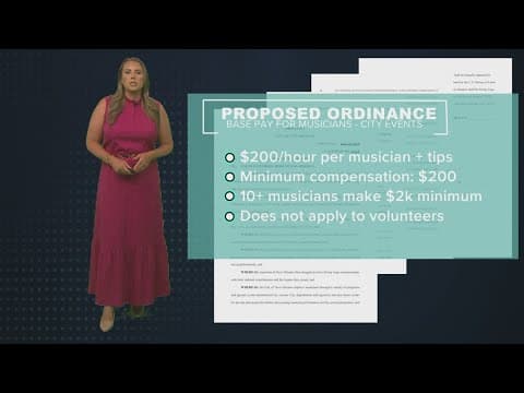 The Breakdown: City councilmembers plan to set a guaranteed payrate for musicians