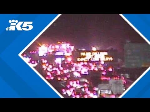 Overnight crash that blocked northbound I-5 in Tukwila cleared