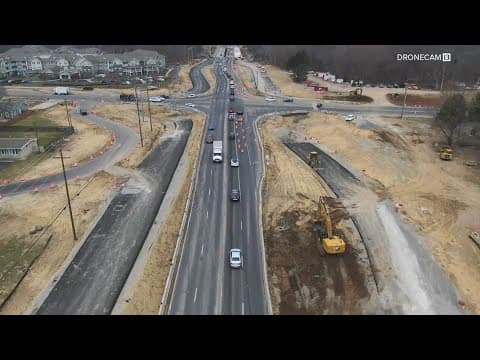 Construction project at 146th Street and Allisonville Road begins