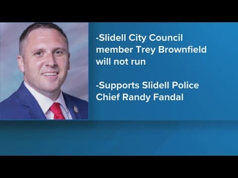 Candidate drops out of Slidell Mayor race