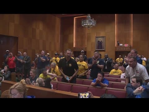 Cheers, tears and applause as Houston City Council passes $650 million settlement with firefighters