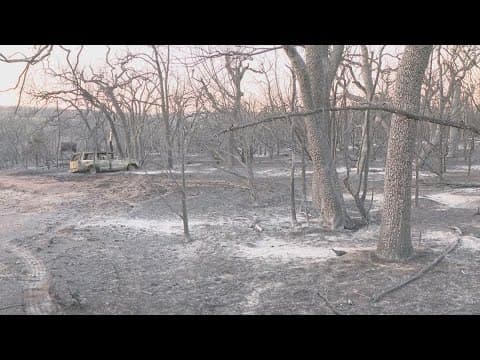 New footage released of Crabapple wildfire near Fredericksburg