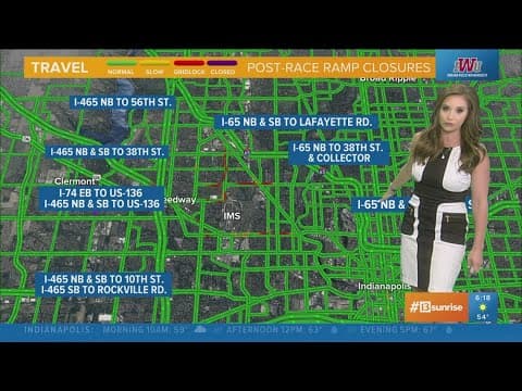 Race day traffic 6 a.m. UPDATE | Track Team 13