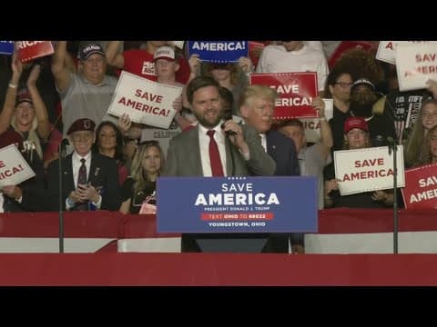 Sen. JD Vance named as former President Donald Trump's VP pick
