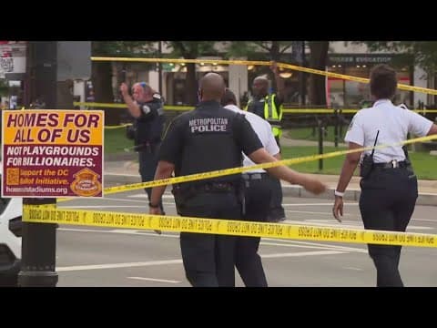 Shooting and stabbing in Dupont Circle sends 3 to hospital, hours after District reopens park