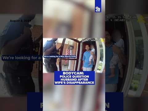 VIDEO: Police question husband after wife goes missing