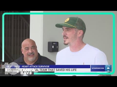 Man meets Bayfront Health EMTs who saved his life