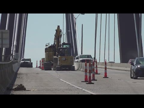 Road work on Hale Boggs Bridge cause traffic delays and impact parish services