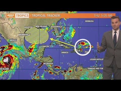 Thursday morning tropical update: Tropical disturbance could bring rain to the area
