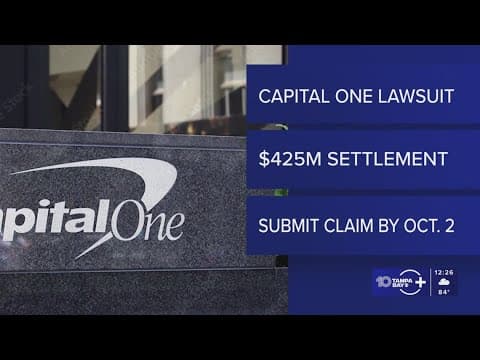 Just a few days left for Capital One customers to claim part of a $425M settlement
