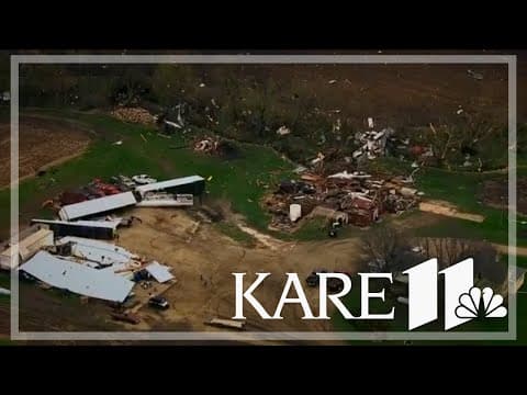 Storm damage cleanup efforts underway in Minnesota, Wisconsin