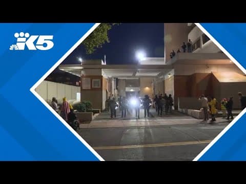 National Guard troops training for deployment in Portland