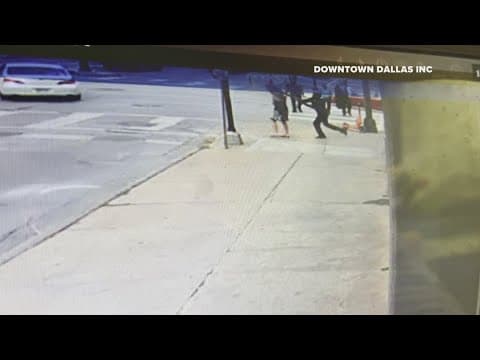 Woman violently attacked in downtown Dallas