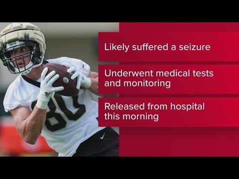 Saints say Jimmy Graham experienced a medical episode Friday night