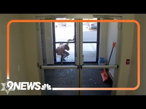Woman uses tire iron to shatter door of Centennial Animal Services