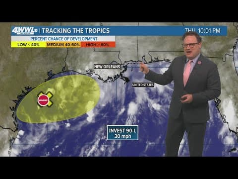 Thursday 10pm Tropical Update: Tracking Invest-90L