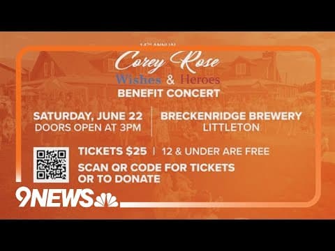 Corey Rose Wishes and Heroes benefit concert returns Saturday