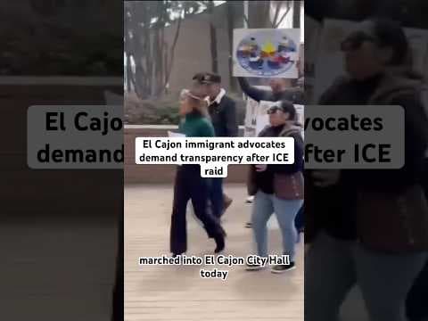 El Cajon immigrant advocates speak out against last week’s ICE raid.