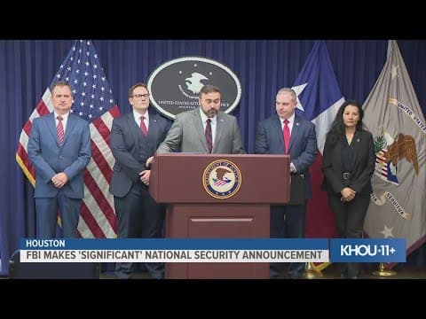 FBI makes 'significant' national security announcement